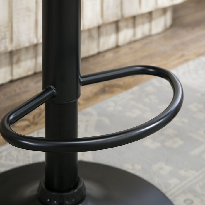 Foundry Select Newville Swivel Adjustable Height Stool & Reviews Wayfair